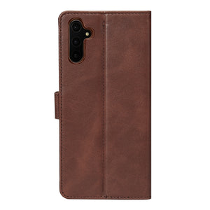 Rixus Boekhoesje Voor Samsung Galaxy A14 5G Bruin