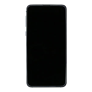 Samsung Galaxy S10e G970F Beeldscherm en Digitizer met Frame Prisma Wit Service Pack