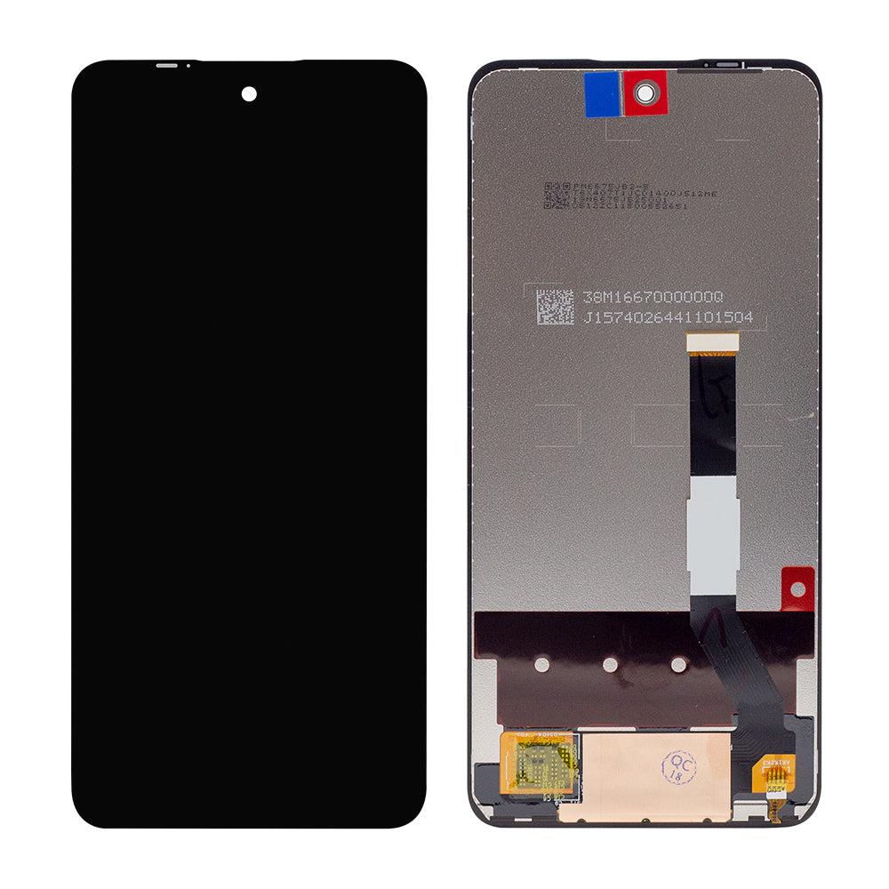 Motorola Moto G 5G-scherm en digitizer zonder frame, zwart, OEM