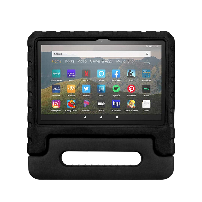 Rixus RXTC06 Tablet Kids Case For Apple iPad Air 1 9,7 inch, iPad 5, iPad 2 9,7 inch, iPad 6, iPad Pro 9,7 inch, iPad 7 Zwart