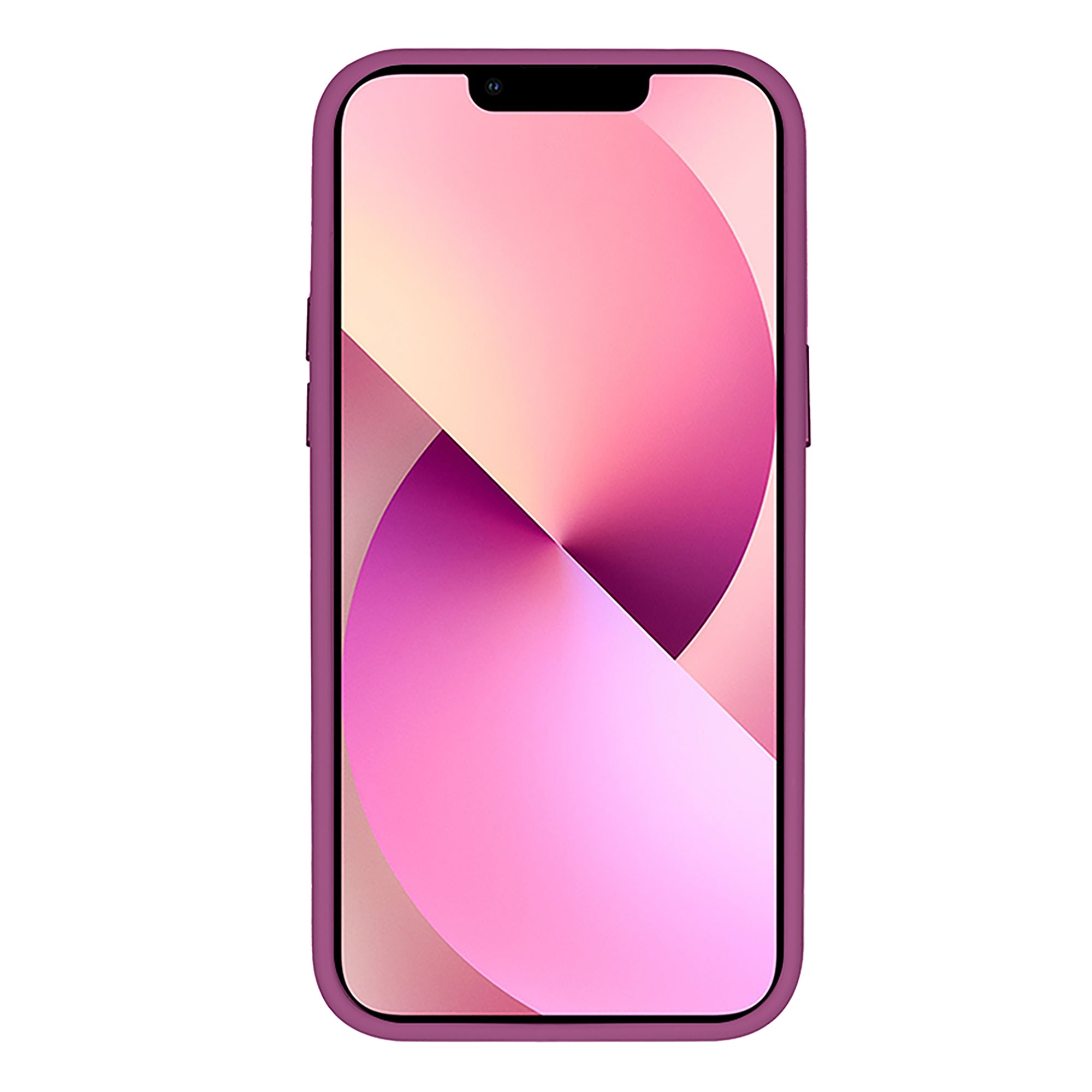 Rixus Classic 03 Case With MagSafe Compatible For Apple iPhone 13 Pro Dark Pink