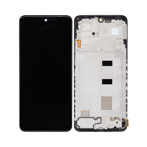 Xiaomi Redmi Note 12 4G-scherm en digitizer met frame, zwart, OEM
