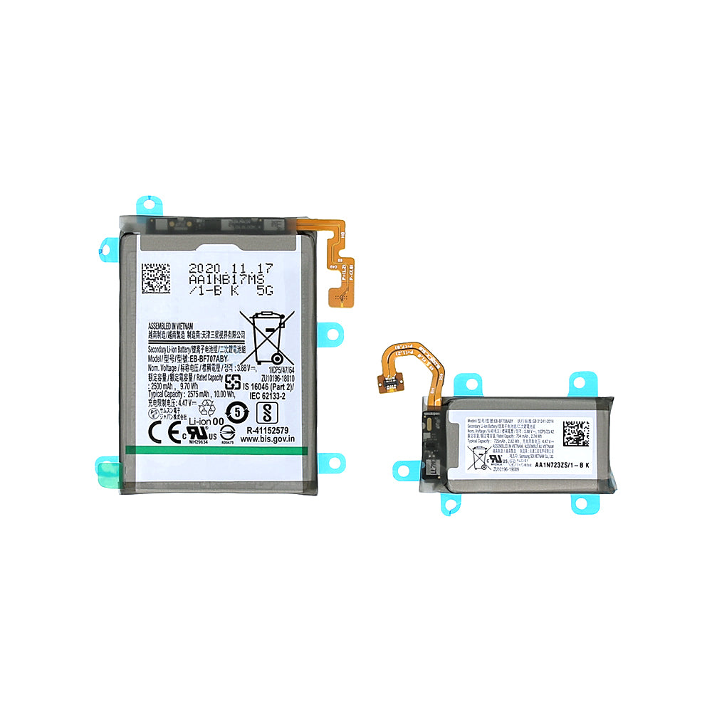 Samsung Galaxy Z Flip 5G F707B hoofd-en subbatterij set EB-BF707ABY OEM