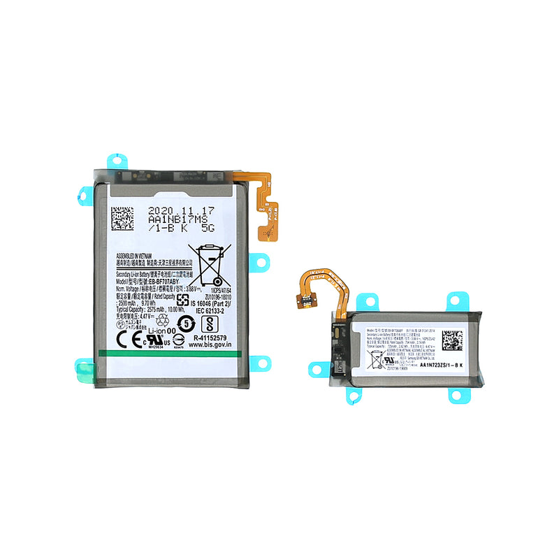Samsung Galaxy Z Flip 5G F707B hoofd-en subbatterij set EB-BF707ABY OEM