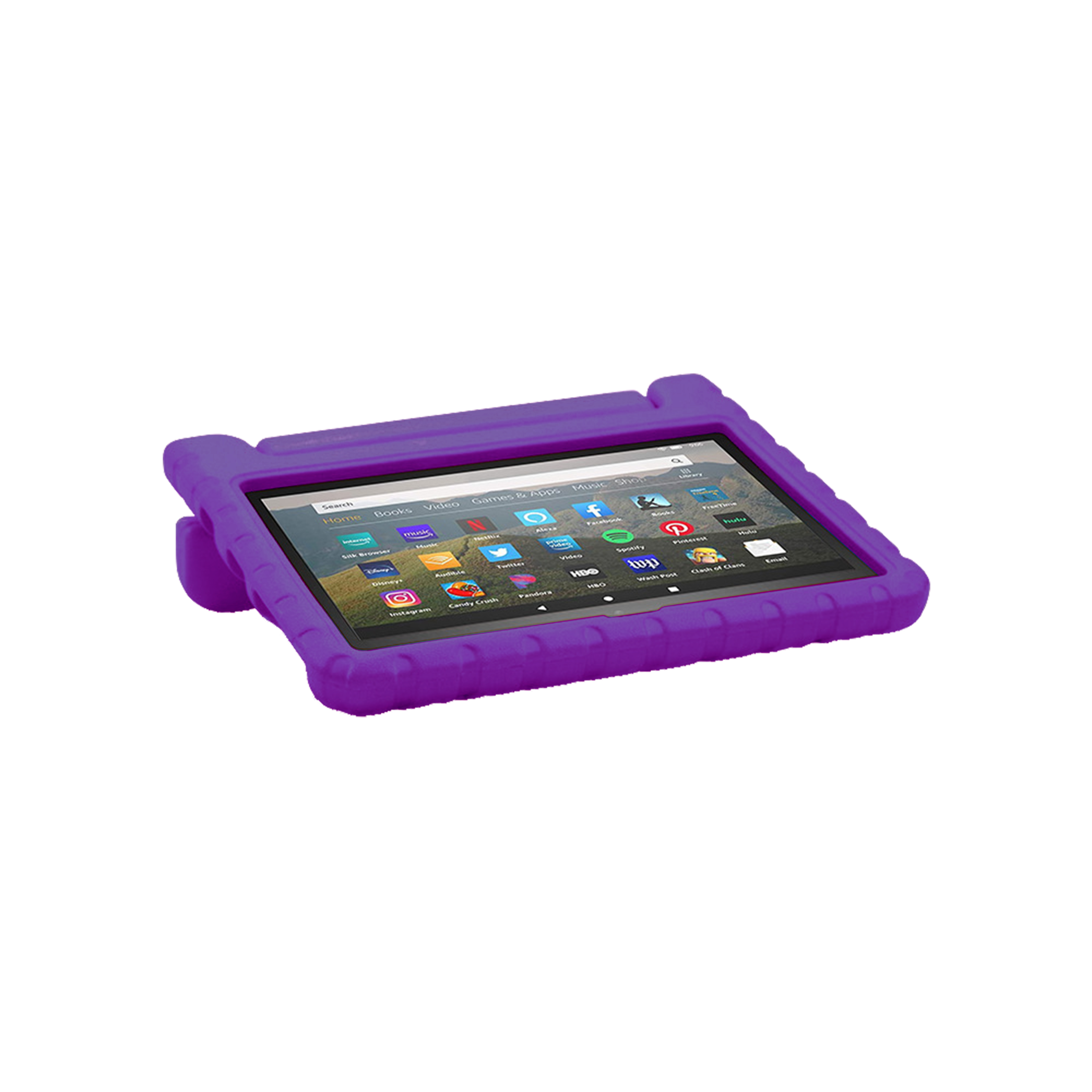 Rixus RXTC06 Tablet Kids Case For Apple iPad Pro 11 inch (2022,2021,2020,2018), iPad Air 4 10,9 inch (2020) Paars