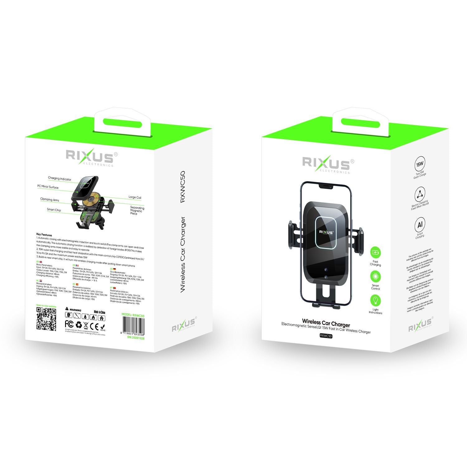 Rixus RXWC50 Draadloze Autolader