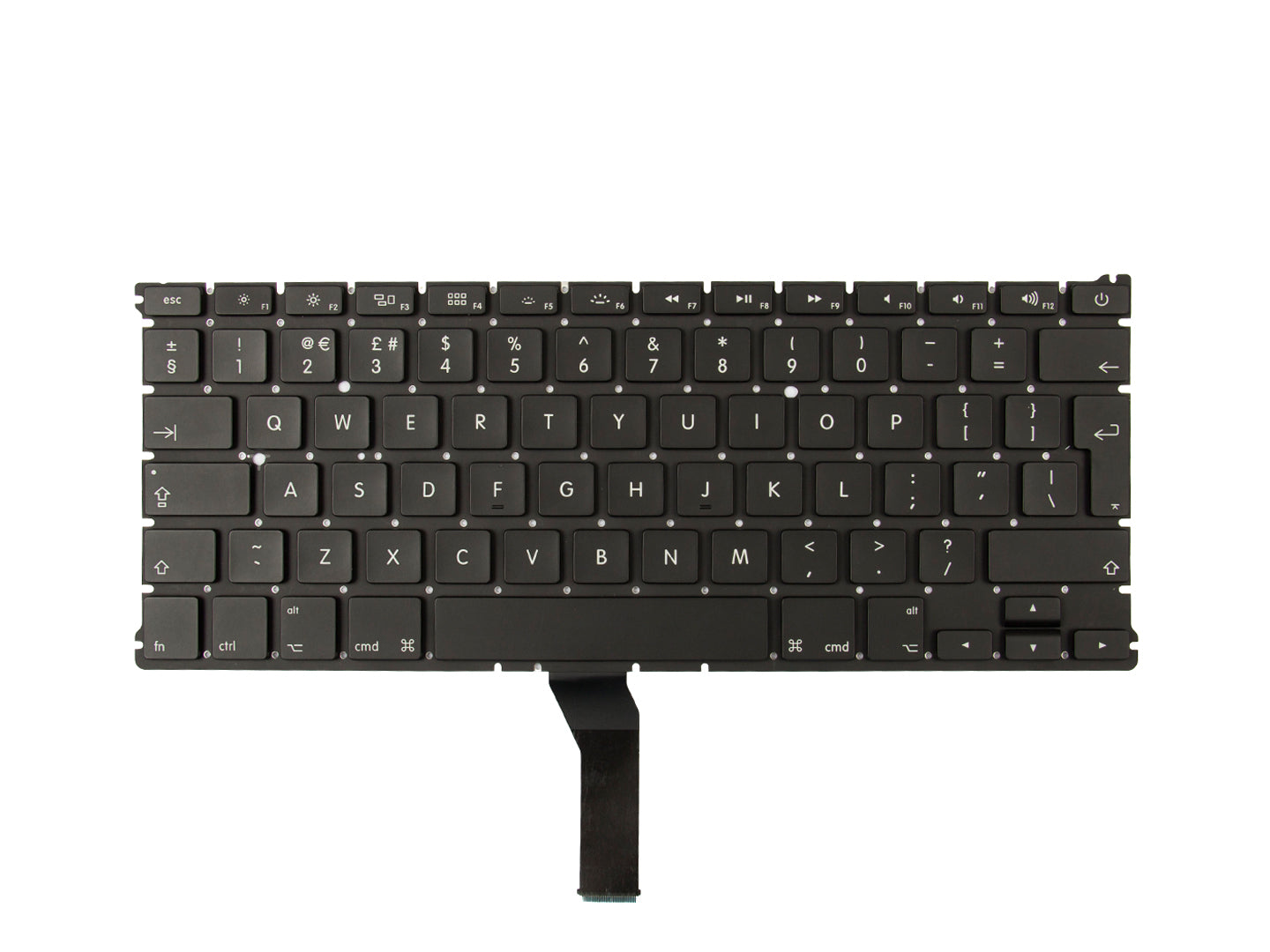 For Apple Air (2011-2016) A1466 Toetsenbord UK Zwart Uitgeschakeld