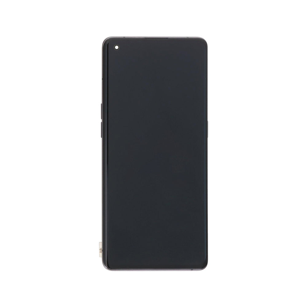 Oppo Find X5-scherm en digitizer met frame, zwart servicepakket