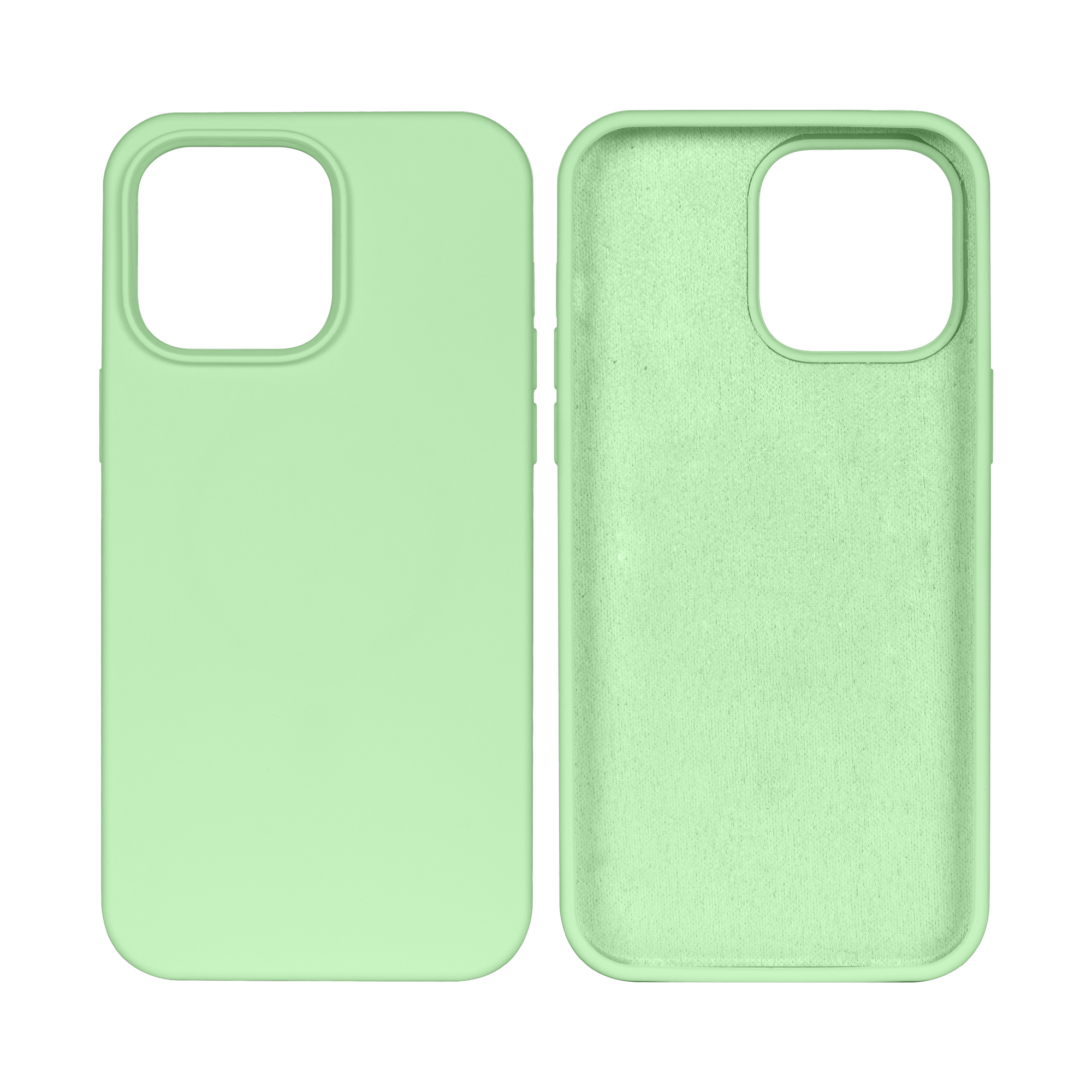 Rixus Zacht TPU Telefoonhoesje For Apple iPhone 15 Plus Matcha Groen