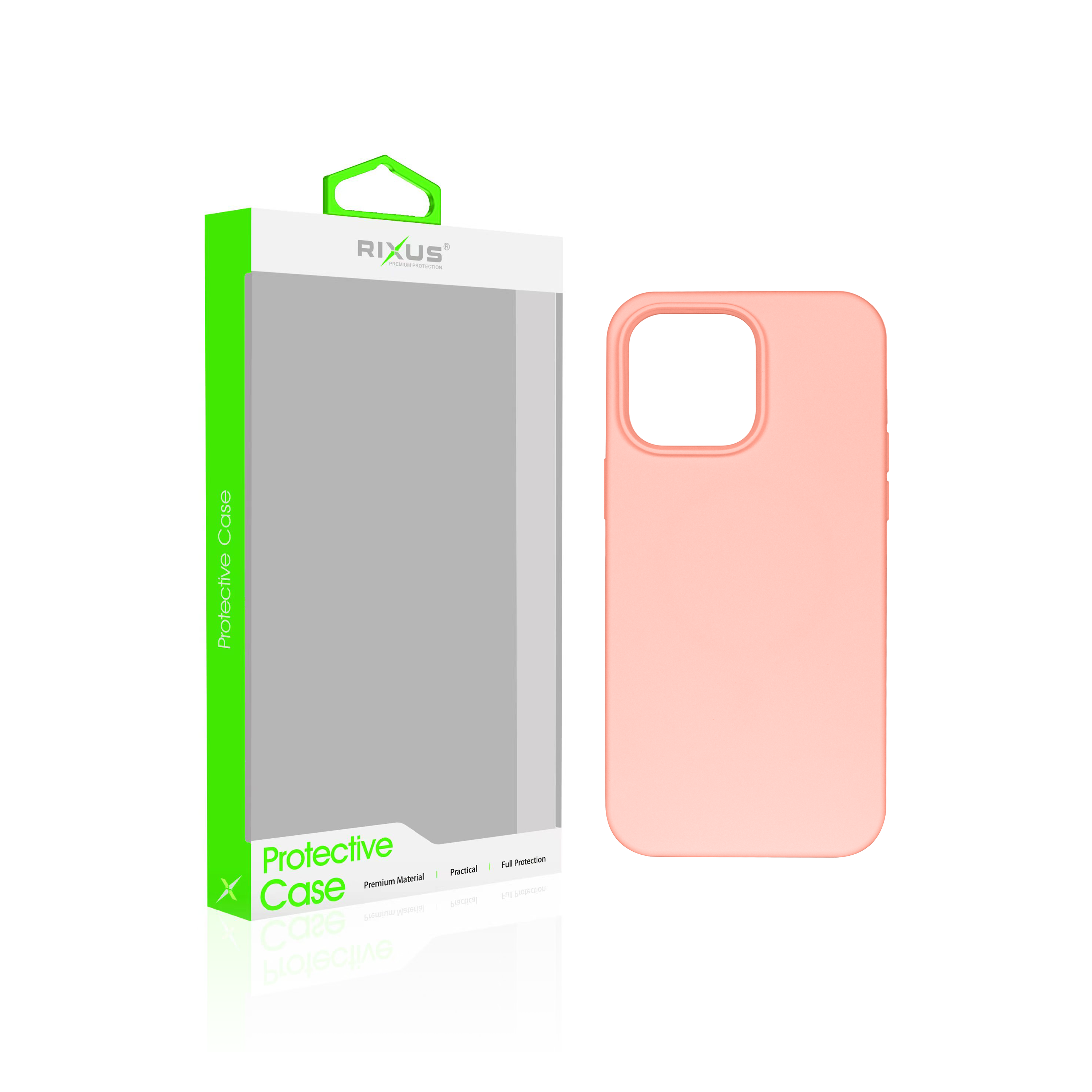 Rixus Zacht TPU Telefoonhoesje For Apple iPhone 15 Plus Roze