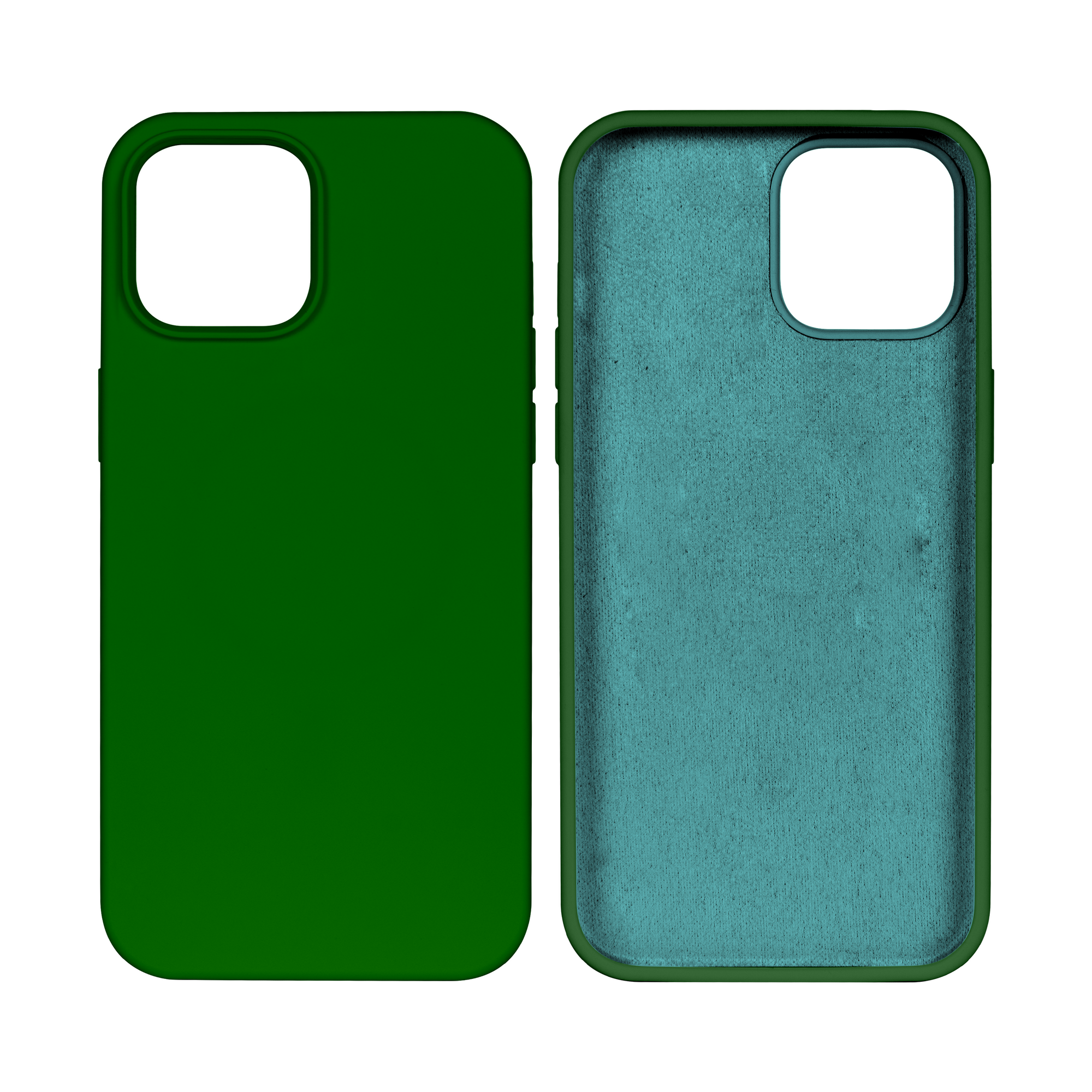 Rixus Zacht TPU Telefoonhoesje For Apple iPhone 15 Pro Donkergroen