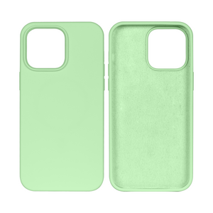 Rixus Zacht TPU Telefoonhoesje For Apple iPhone 15 Pro Max Matcha Groen