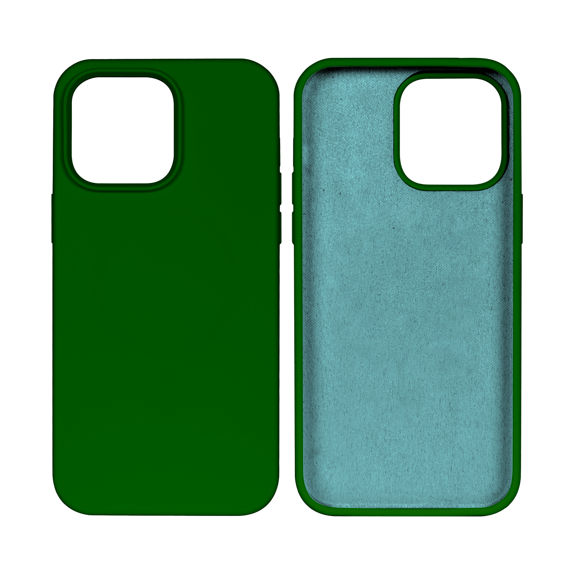 Rixus Zacht TPU Telefoonhoesje For Apple iPhone 15 Pro Max Donkergroen