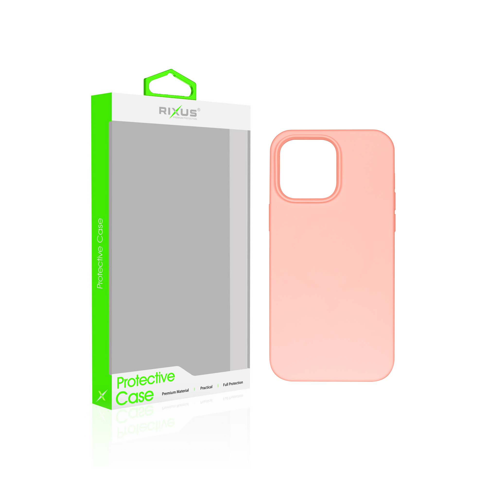 Rixus Zacht TPU Telefoonhoesje For Apple iPhone 15 Pro Max Roze