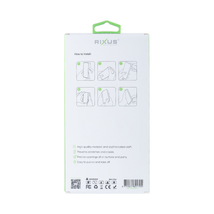 Rixus Anti-Barst Hoesje For Apple iPhone 15 Plus Transparant