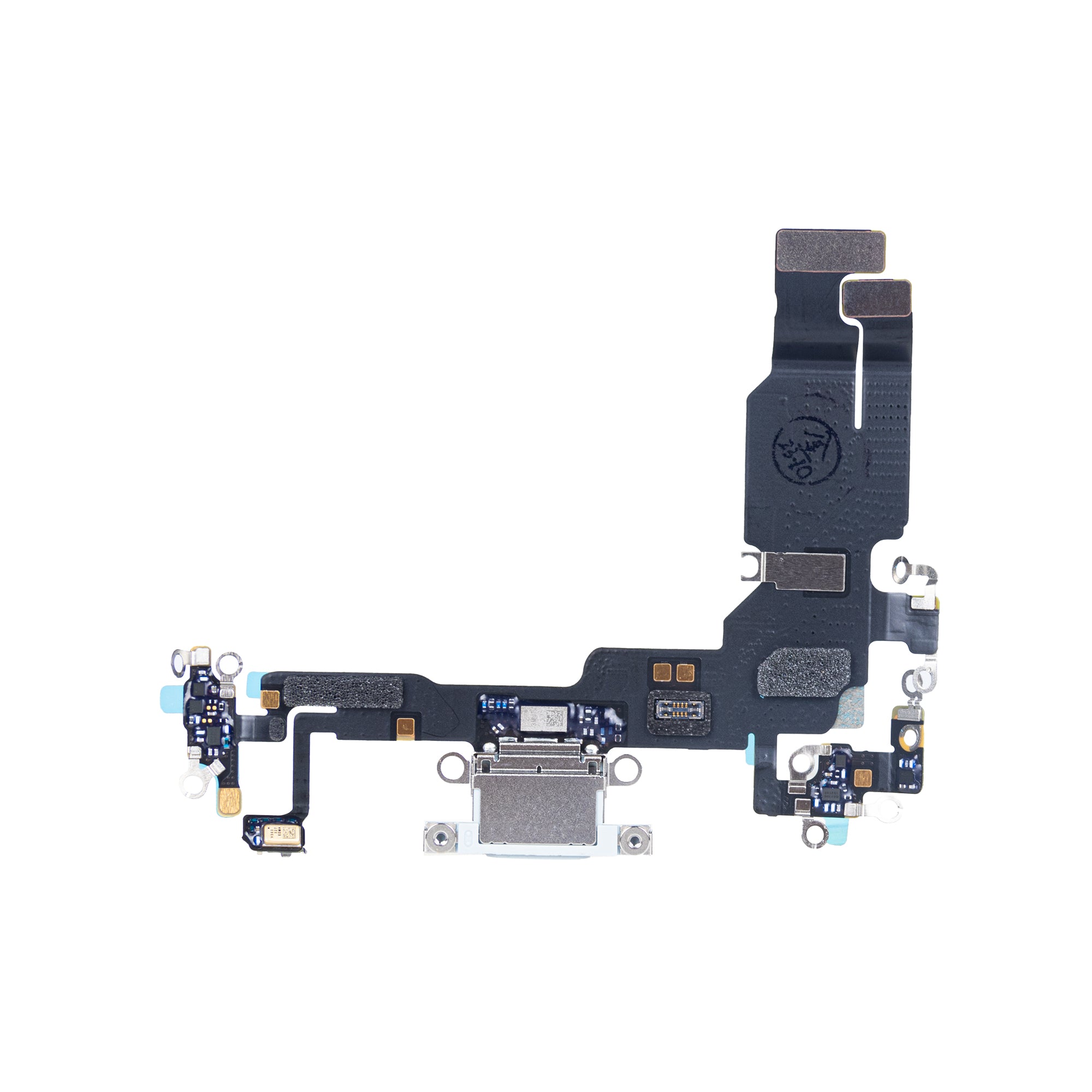 For Apple iPhone 15 Systeem Opladen Flex Blauw Getrokken