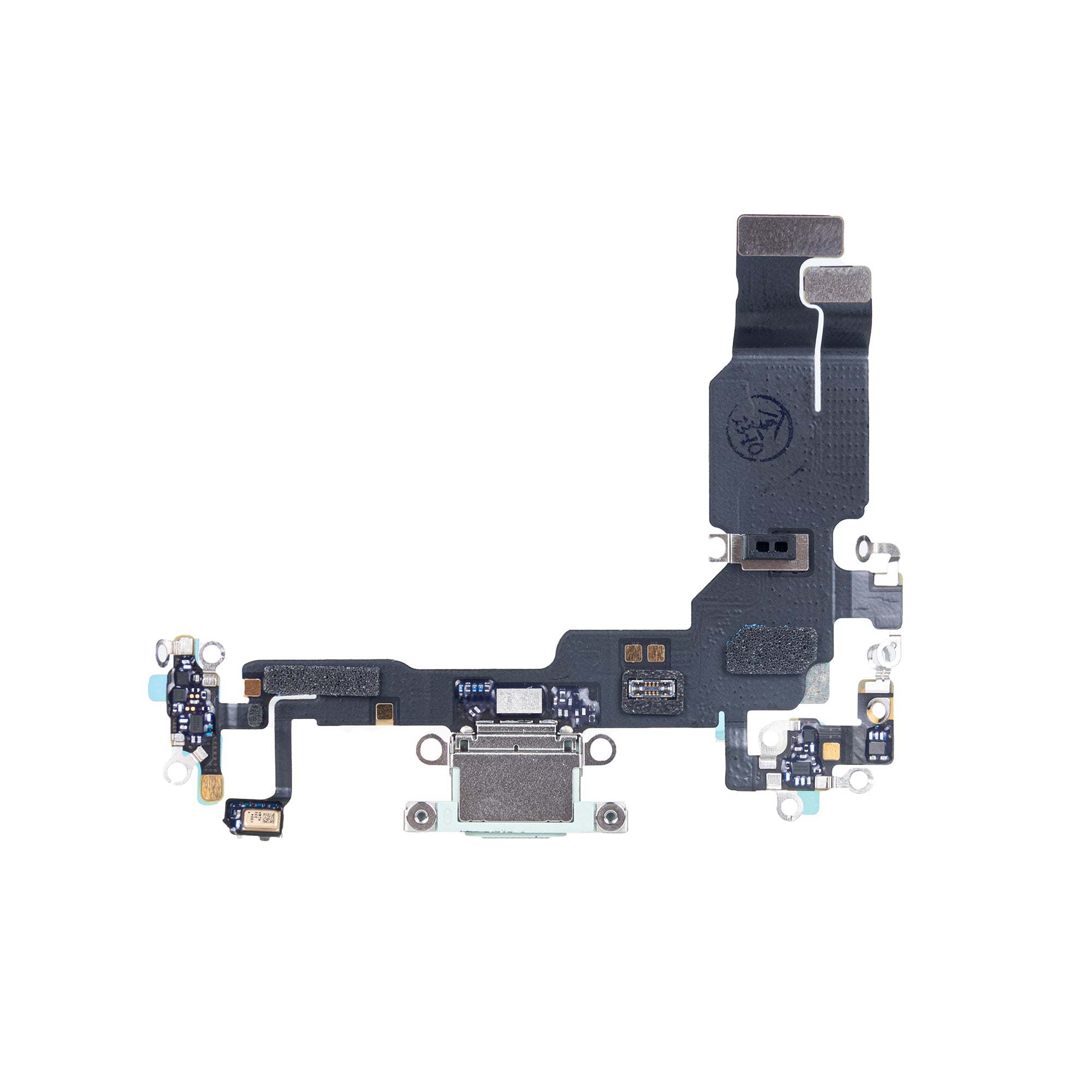 For Apple iPhone 15 Systeem Opladen Flex Groen Getrokken