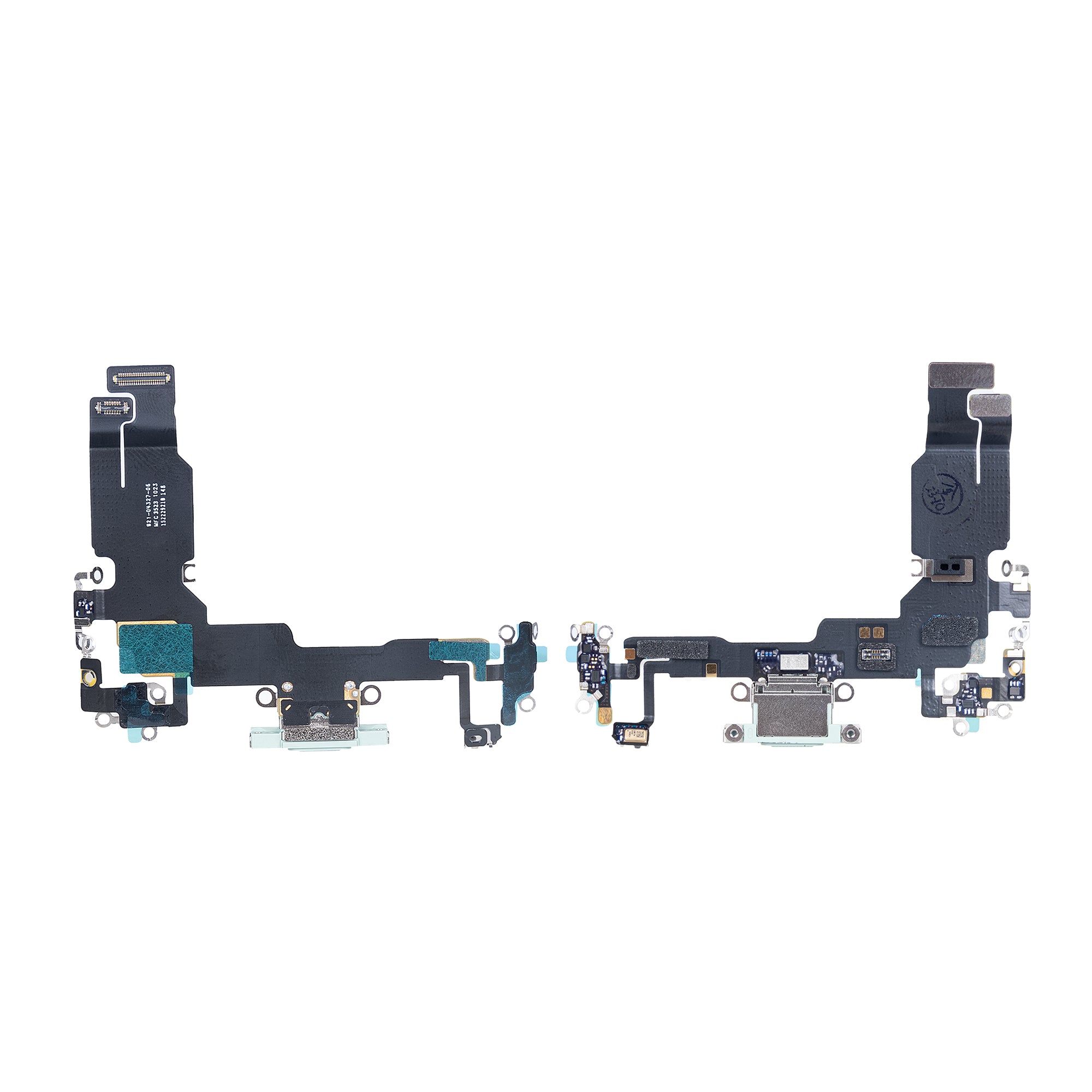 For Apple iPhone 15 Systeem Opladen Flex Groen Getrokken