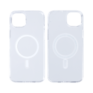 Rixus Magnetisch Transparant Hoesje For Apple iPhone 15 Plus