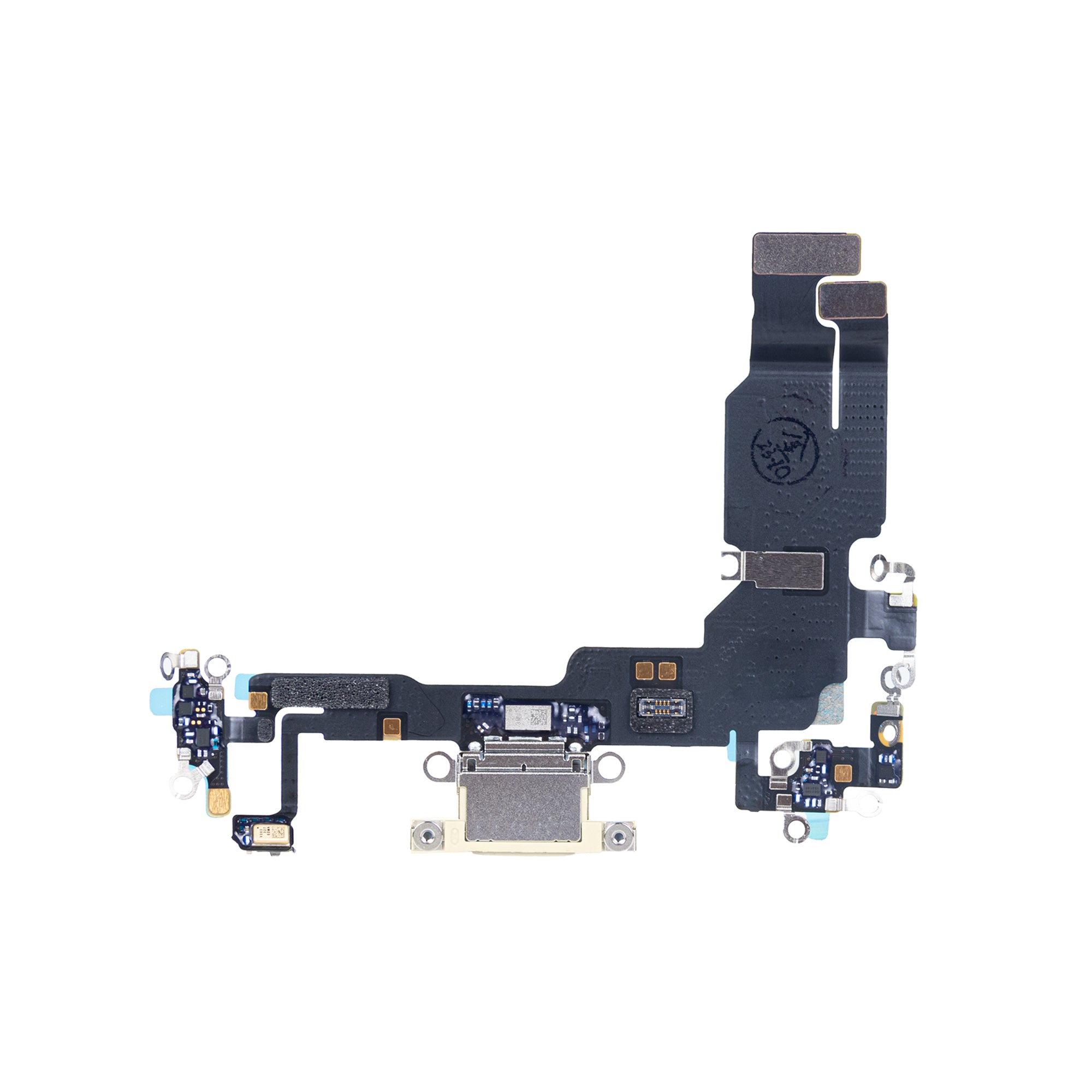 For Apple iPhone 15 Systeem Opladen Flex Geel Getrokken