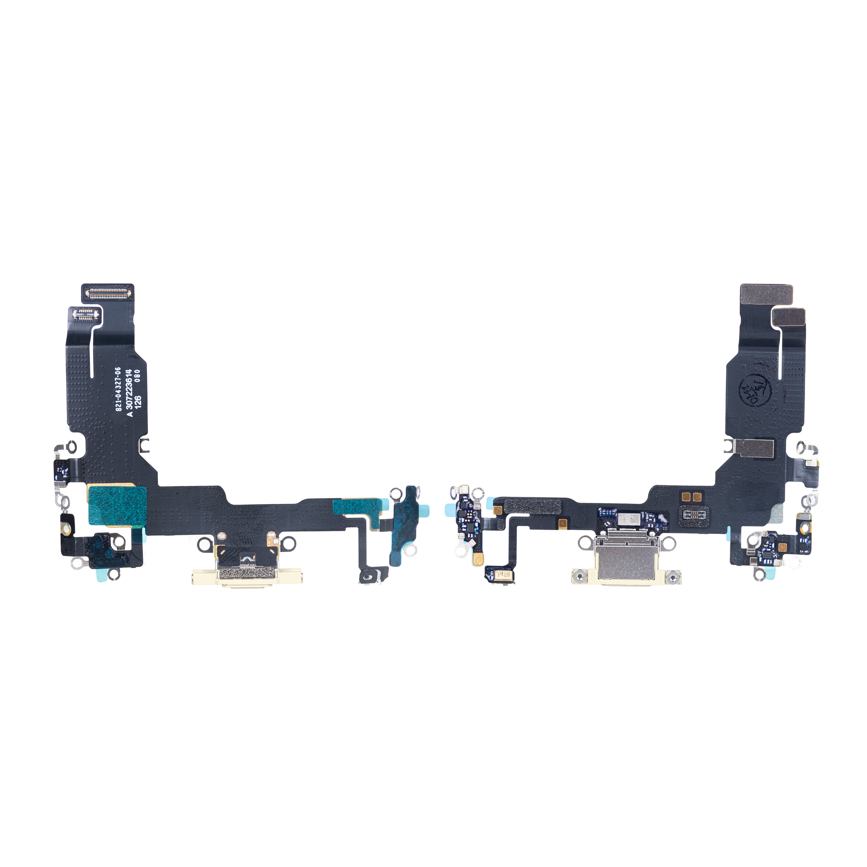 For Apple iPhone 15 Systeem Opladen Flex Geel Getrokken