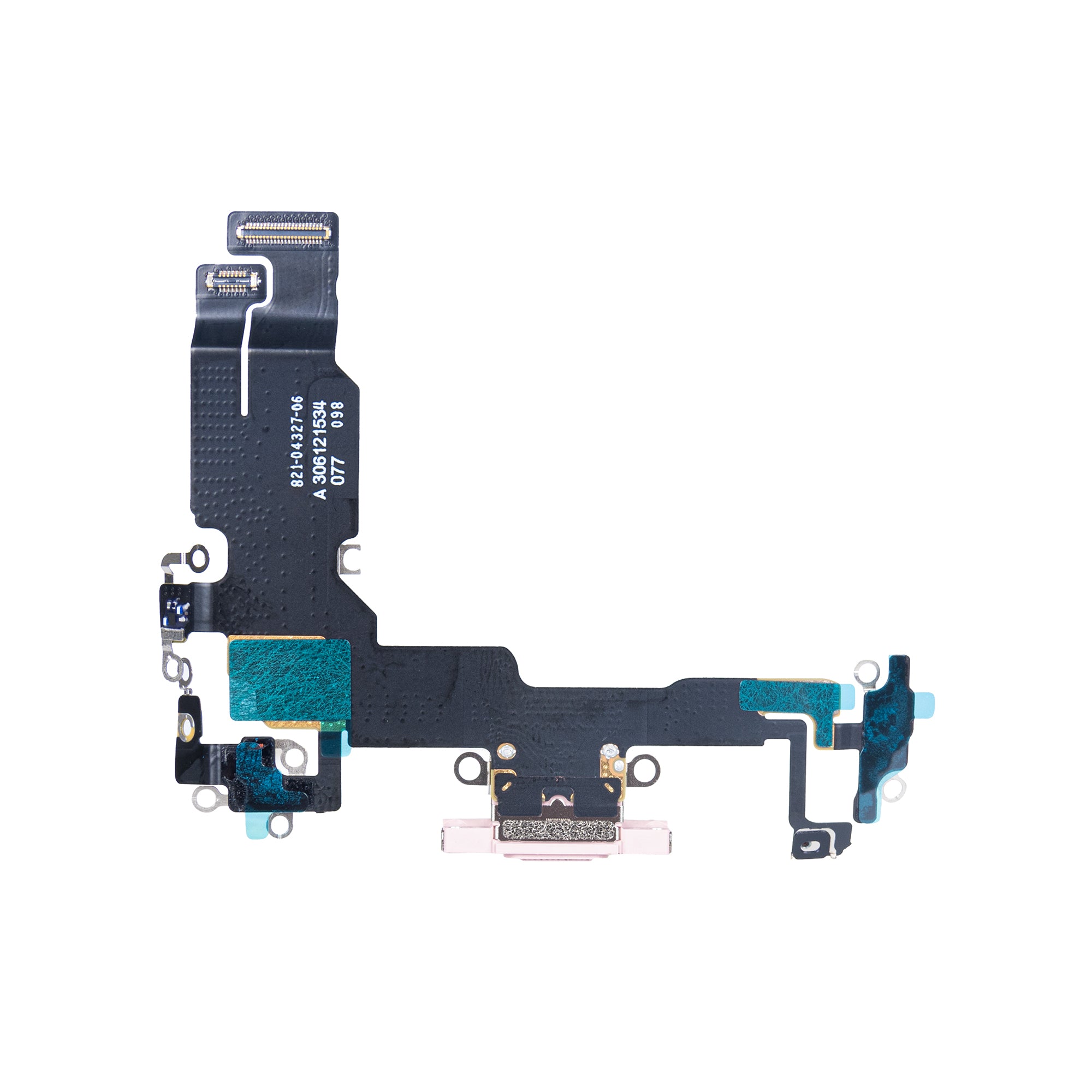 For Apple iPhone 15 Systeem Opladen Flex Roze Getrokken