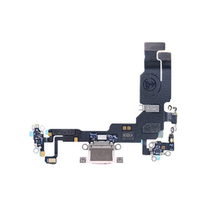 For Apple iPhone 15 Systeem Opladen Flex Roze Getrokken