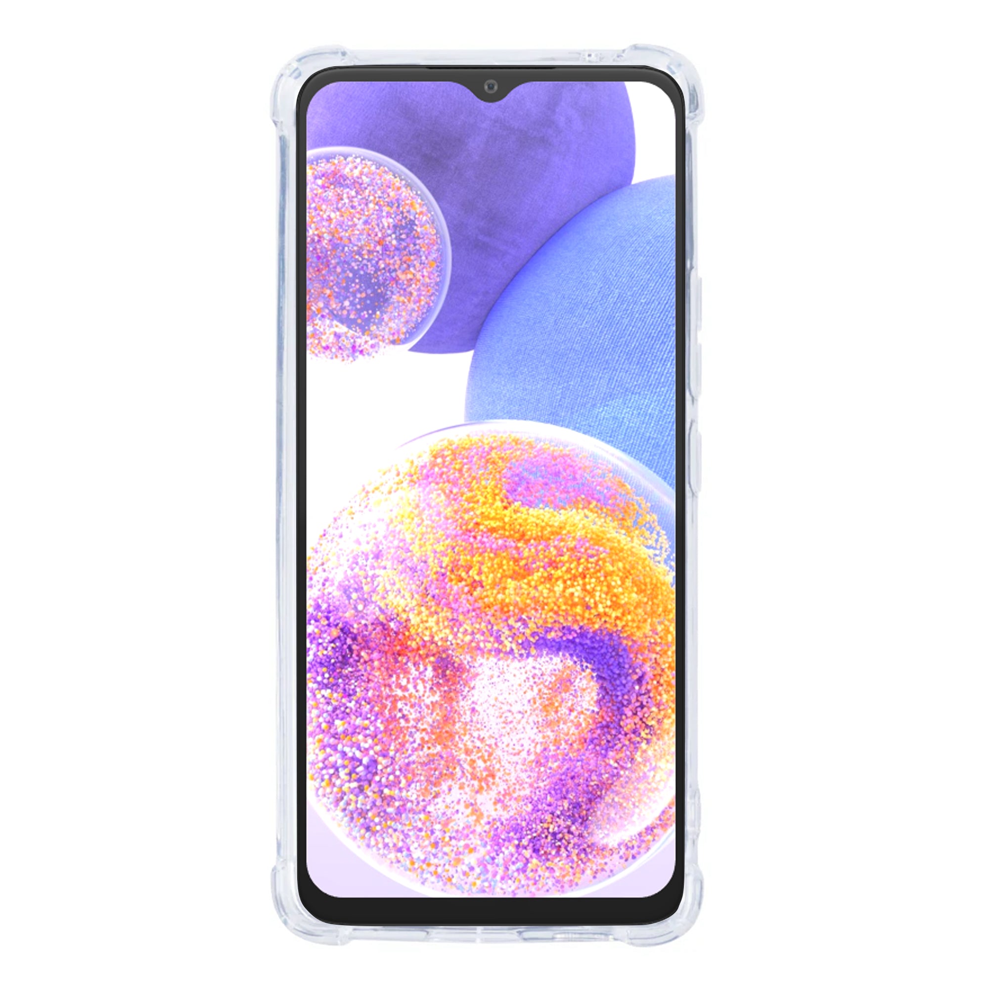 Rixus Anti-Barst Hoesje Voor Samsung Galaxy A23 Transparant