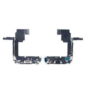 For Apple iPhone 15 Pro Systeem Opladen Flex Blauw Titanium Getrokken