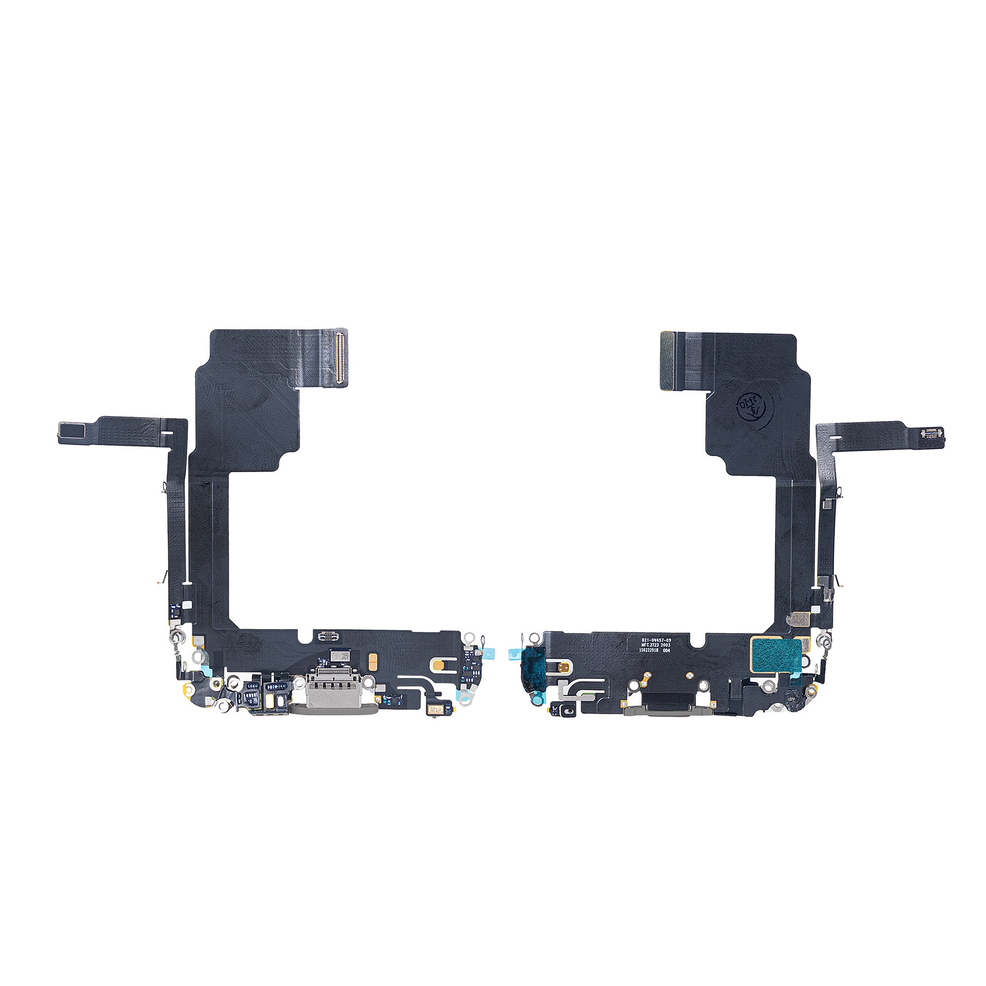 For Apple iPhone 15 Pro Systeem Opladen Flex Natuurlijk Titanium Getrokken