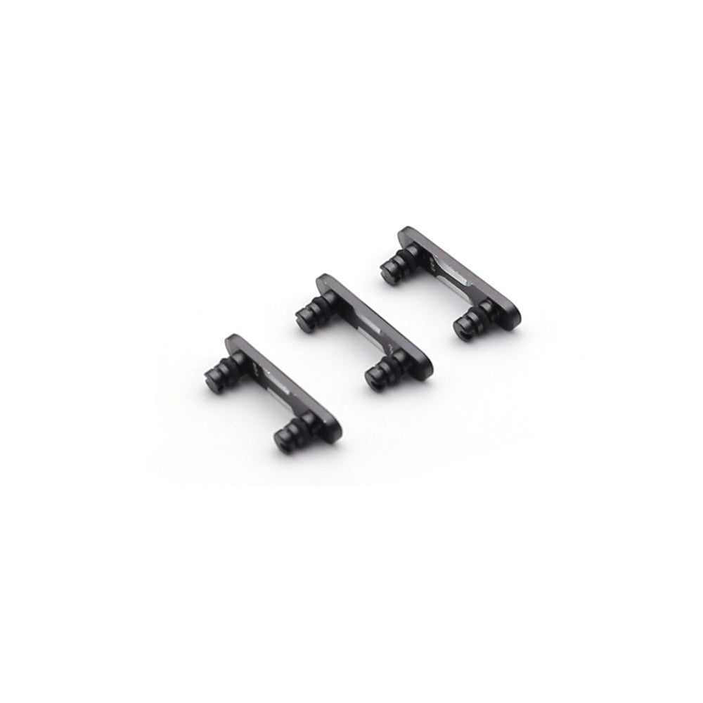 For Apple 8, iPhone SE (2020) Stroom- en volumeknopset zwart OEM (3 stuks)