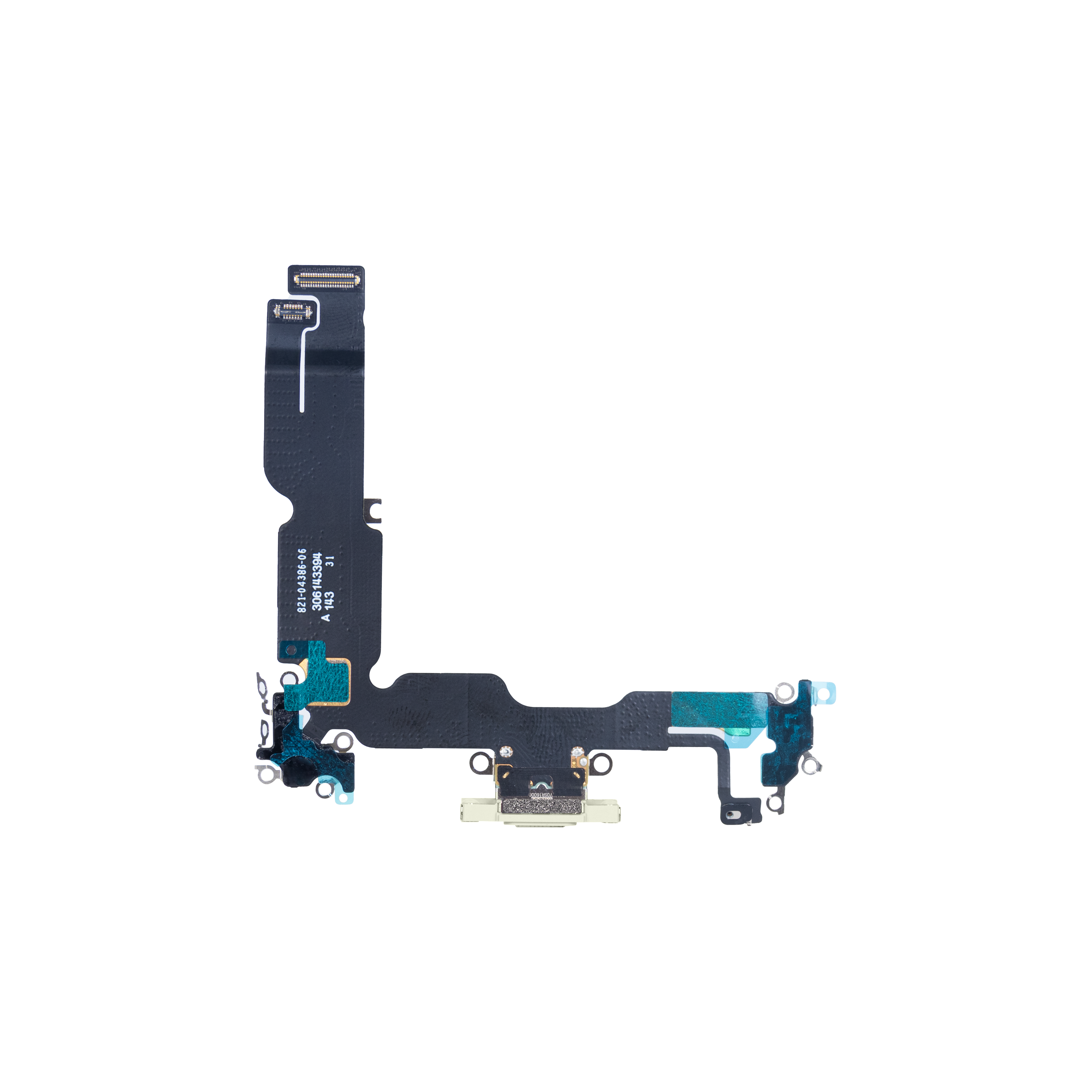 For Apple iPhone 15 Plus Systeem Opladen Flex Gele Getrokken