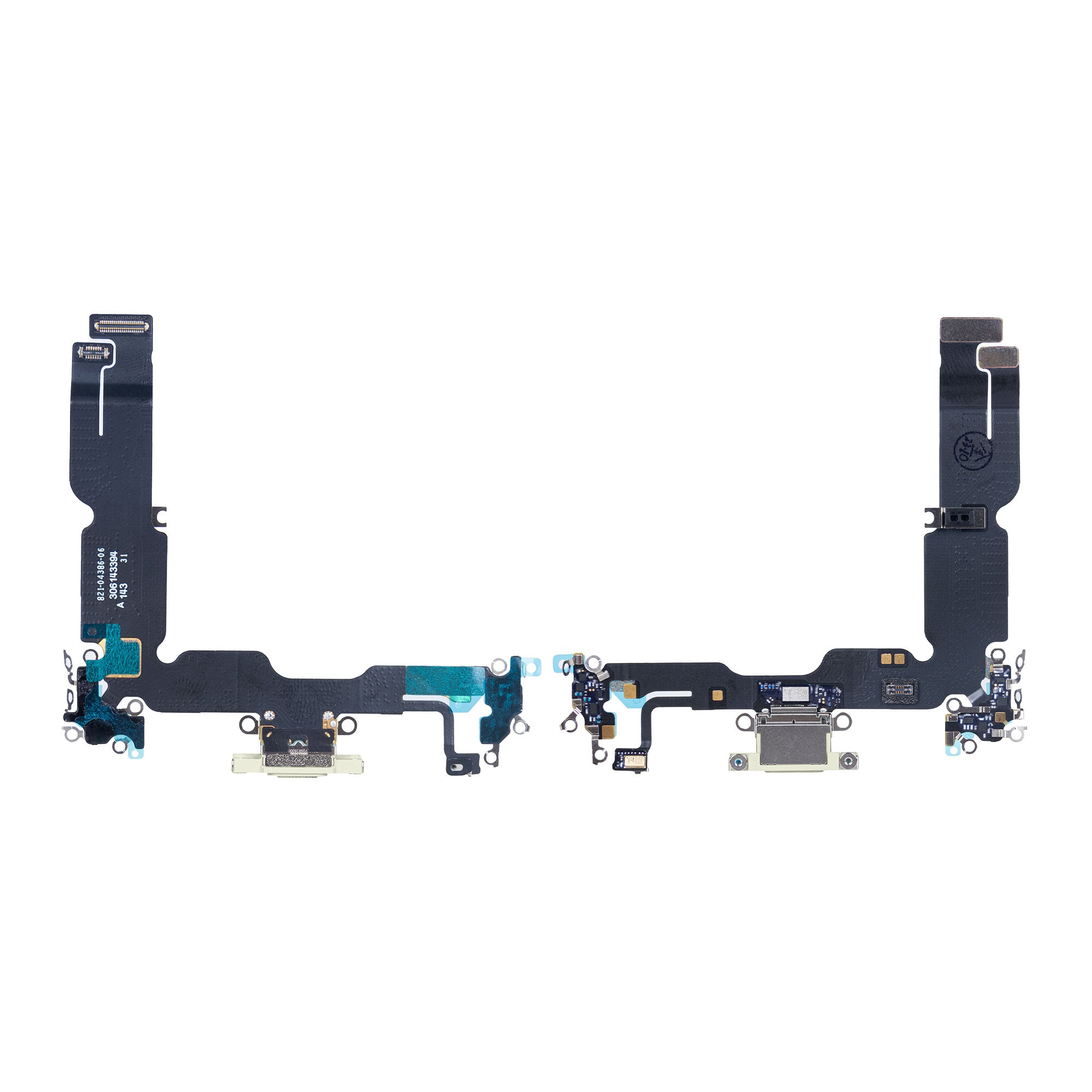 For Apple iPhone 15 Plus Systeem Opladen Flex Gele Getrokken