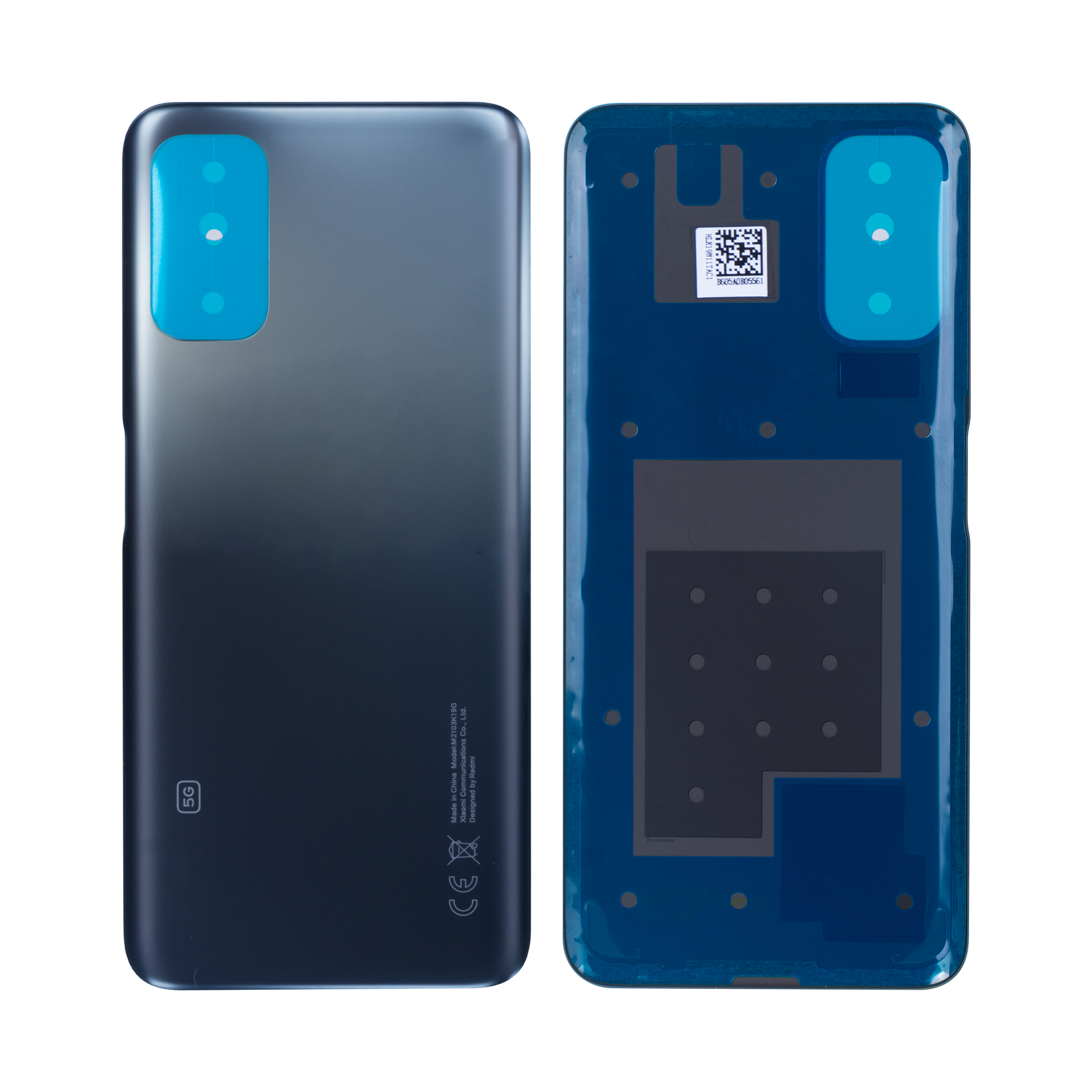 Xiaomi Redmi Note 10 5G achterkant zonder lens grafietgrijs OEM