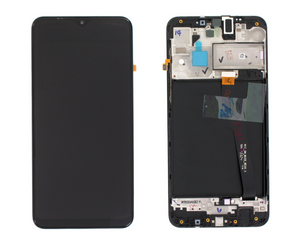 Samsung Galaxy A10 A105F (Non-EU) Display And Digitizer With Frame Black Service Pack