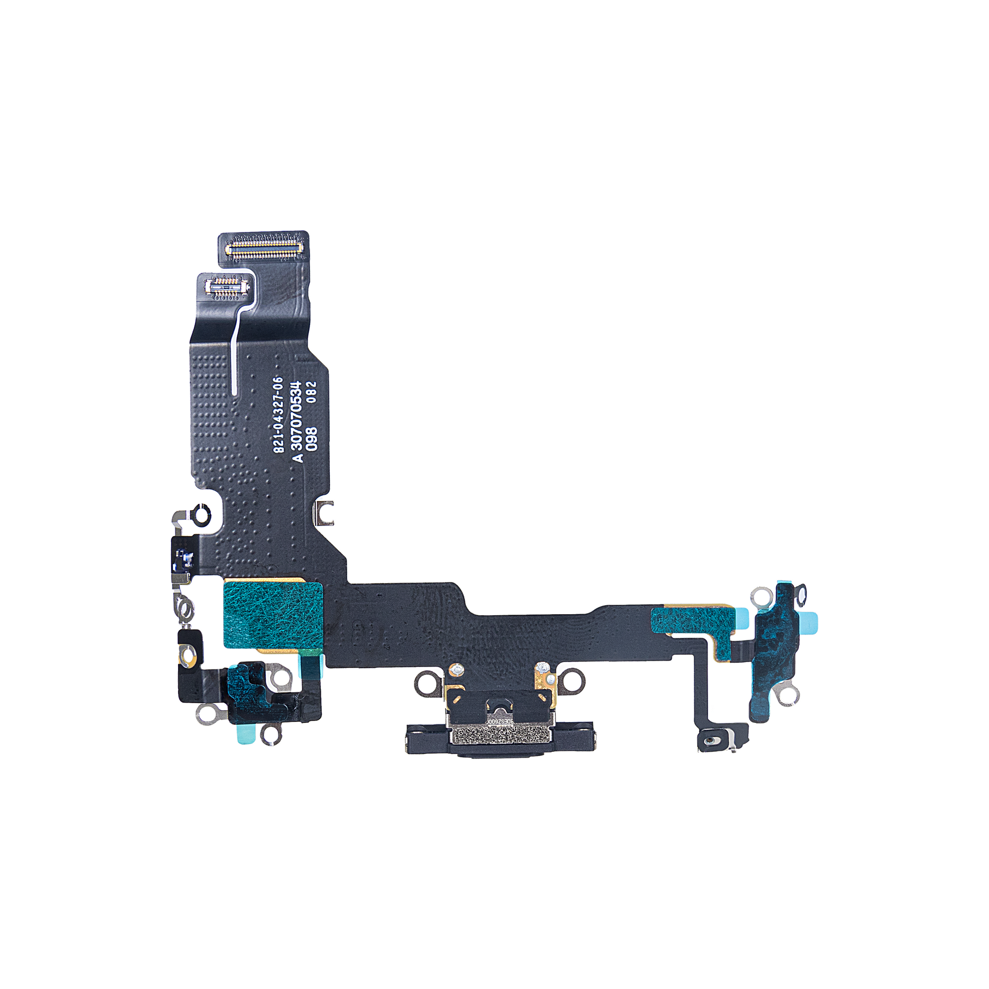 For Apple iPhone 15 Systeem Opladen Flex Zwart Getrokken
