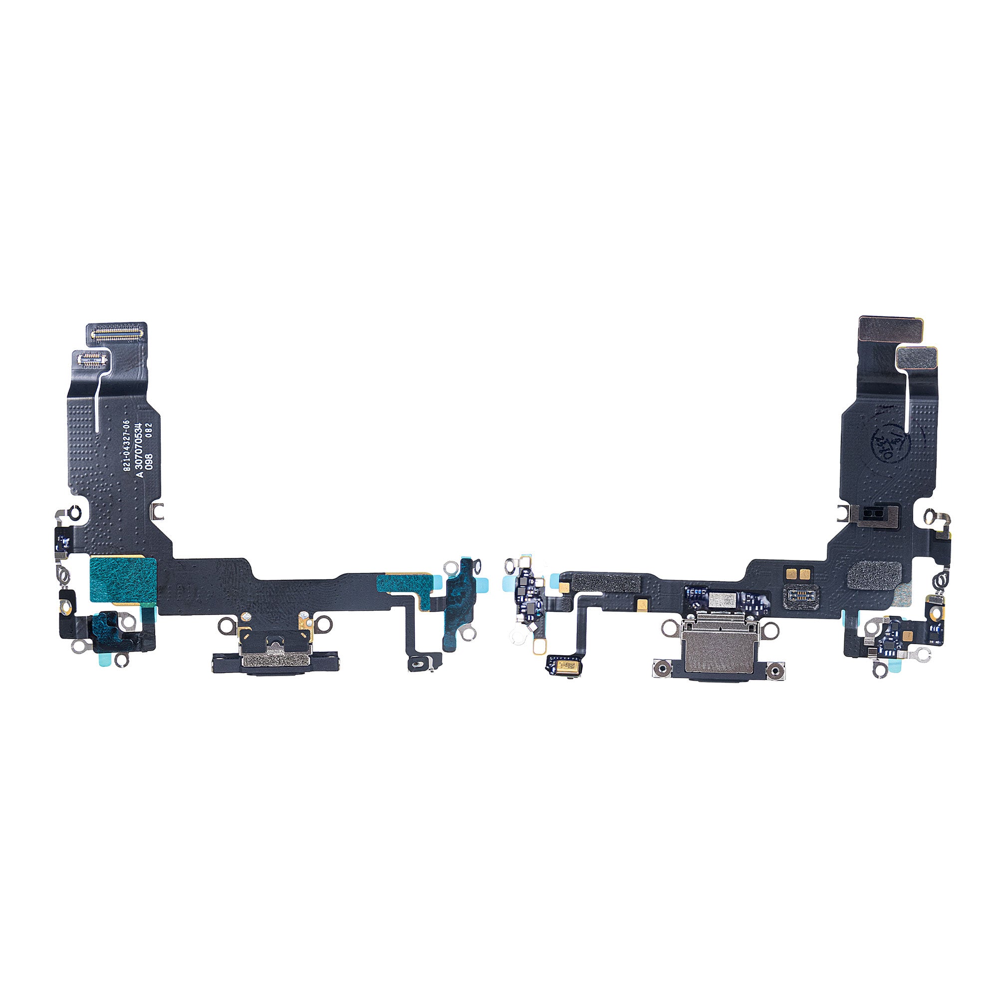 For Apple iPhone 15 Systeem Opladen Flex Zwart Getrokken