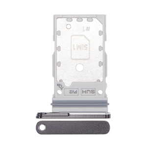 Samsung Galaxy S22 Ultra S908B Sim Kaarthouder Fantoom Zwart OEM