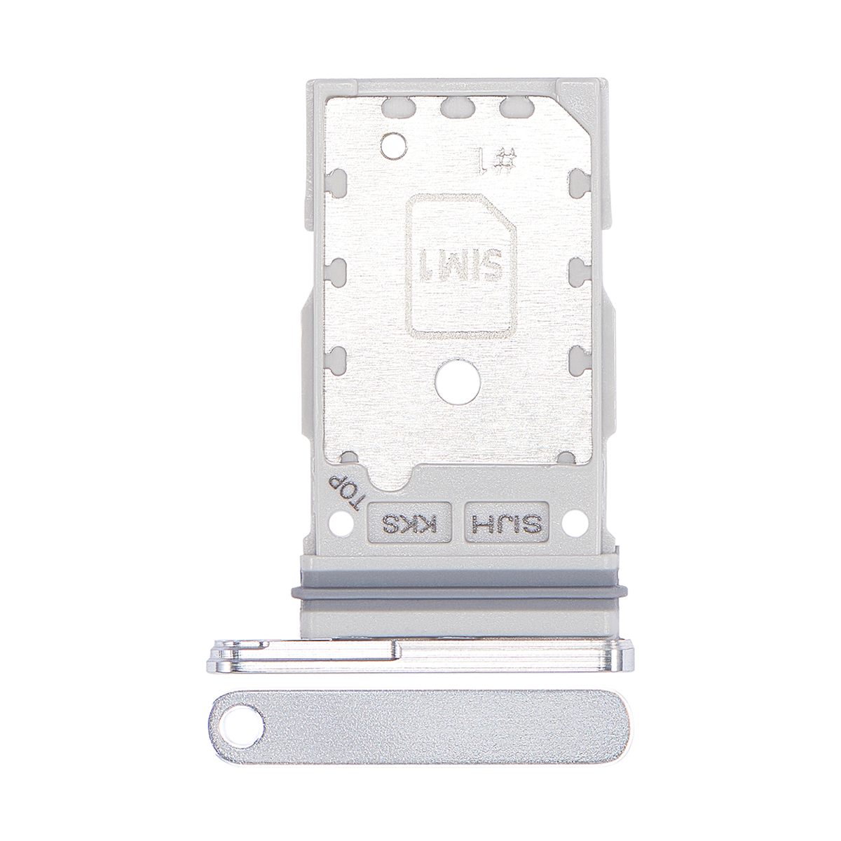 Samsung Galaxy S22 Ultra S908B Sim Kaarthouder Wit OEM