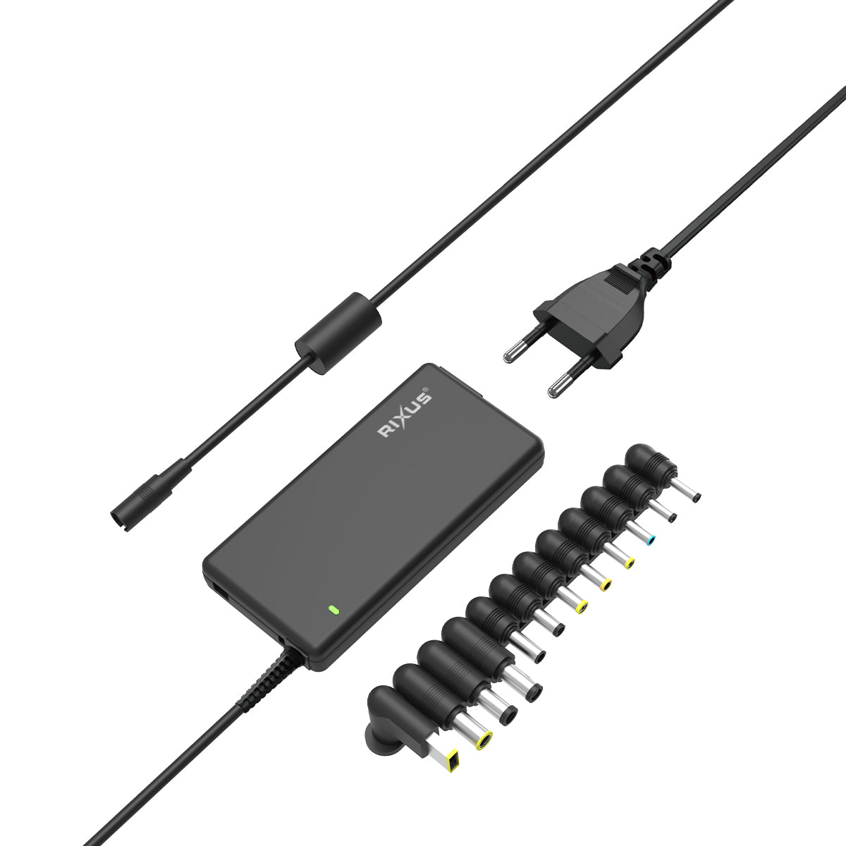 Rixus RXLC09 Universele Ac Laptop Oplader Vervanging 90W Zwart