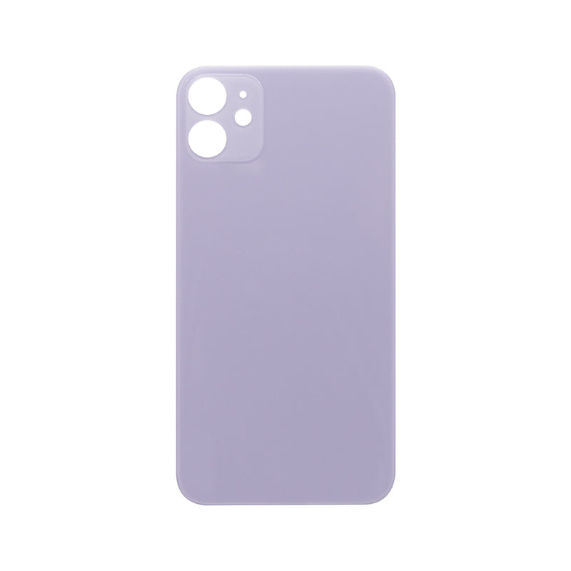 For Apple 11 achterglas, vergroot cameraframe paars compatibel