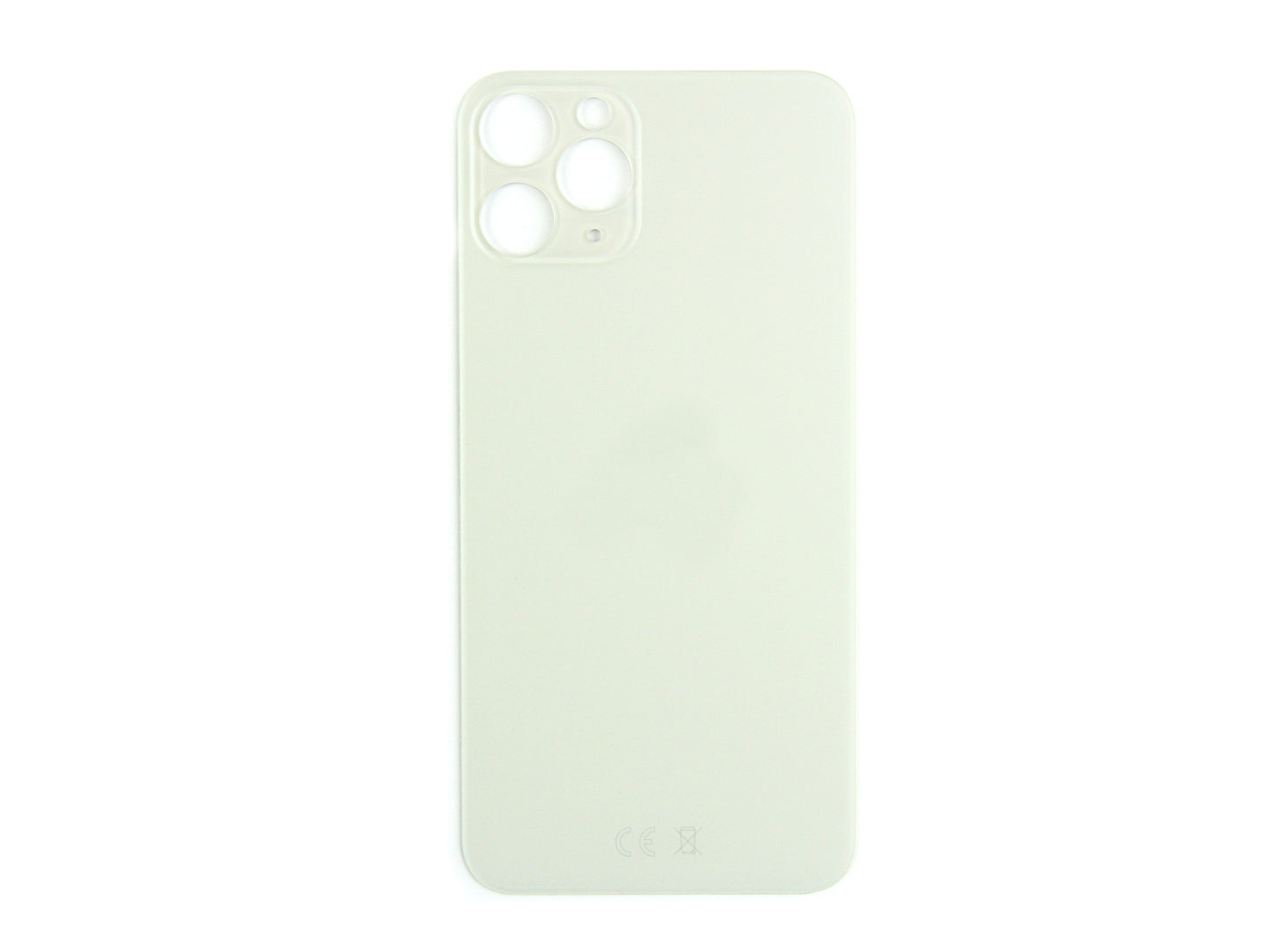 For Apple 11 Pro achterglas, vergroot cameraframe zilver compatibel