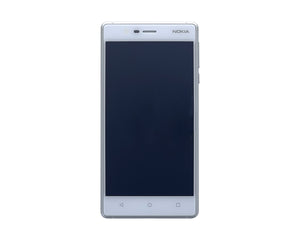 Nokia 3 Scherm en Digitizer Met Frame Wit OEM