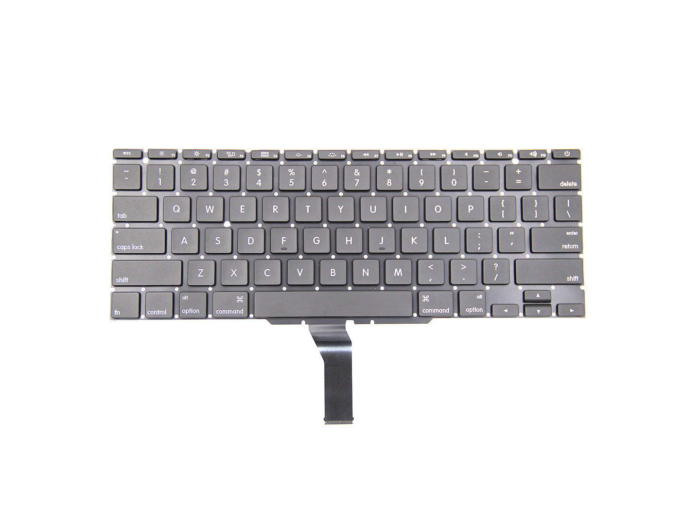 For Apple Air (2011-2016) A1370 Toetsenbord VS Zwart Uitgeschakeld
