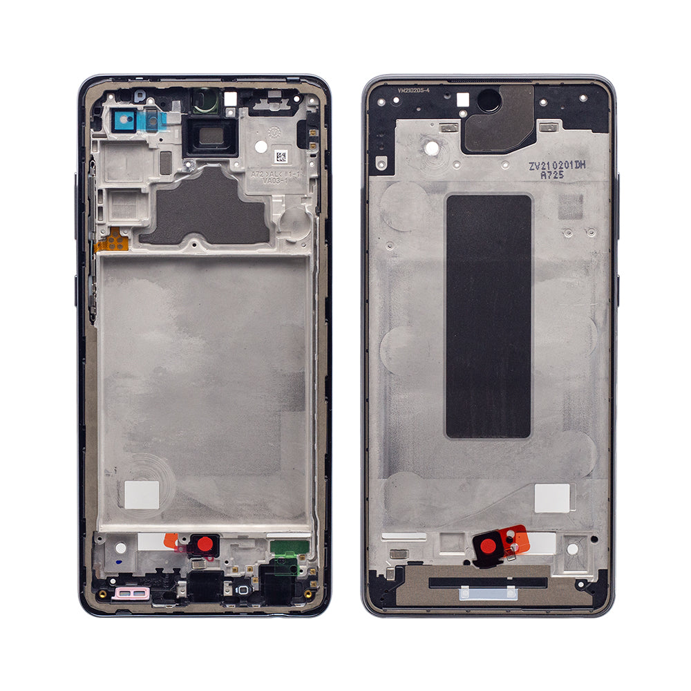 Samsung Galaxy A72 A725F Middenframe Zwart OEM