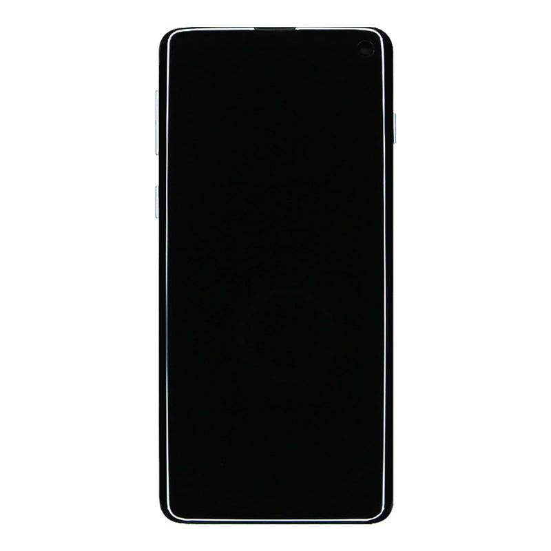 Samsung Galaxy S10 G973F-scherm en digitizer met frame Prism Green Service Pack