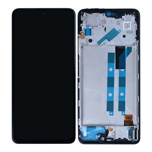 Xiaomi Redmi Note 11 Pro, Redmi Note 11 Pro 5G, Poco X4 Pro 5G Beeldscherm en Digitizer met Frame Zwart OEM