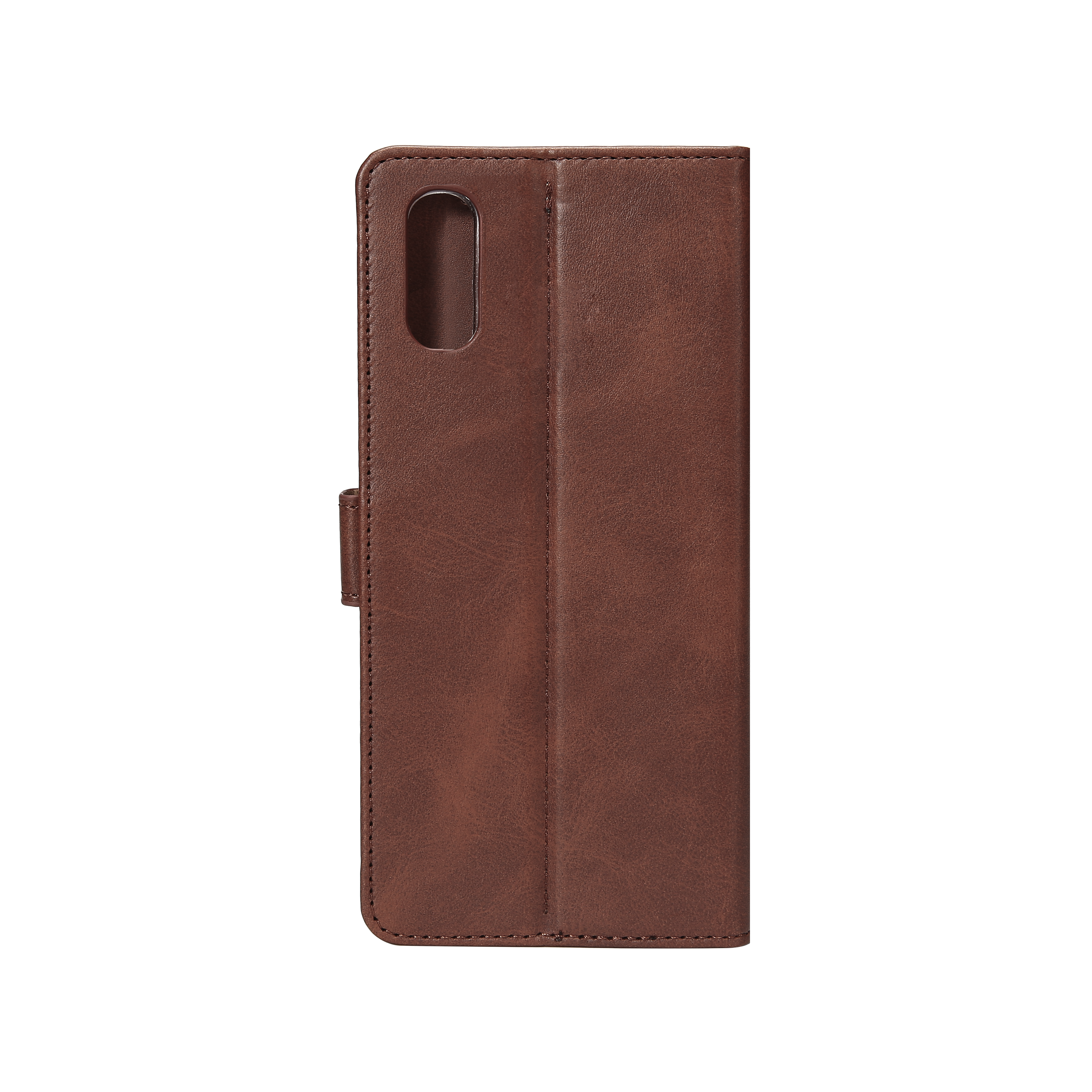 Rixus Bookcase For Apple iPhone X, XS Brown