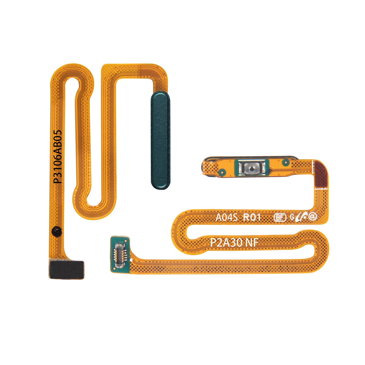 Samsung Galaxy A04s A047F Vingerafdruksensor Flex met aan/uit-knop Groen OEM