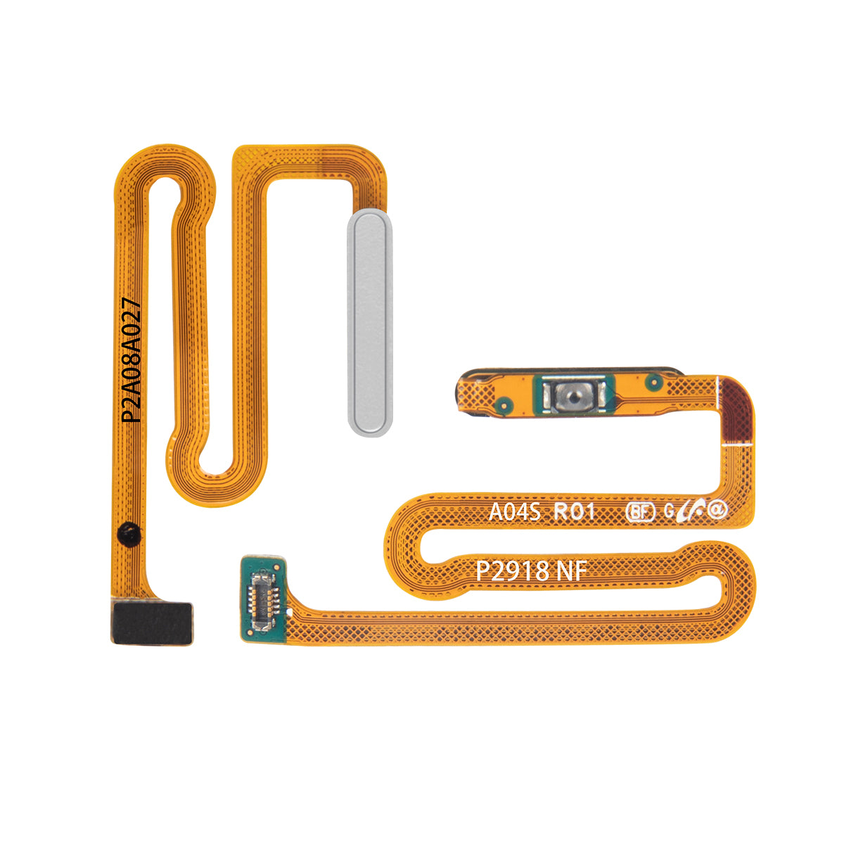 Samsung Galaxy A04s A047F Vingerafdruksensor Flex met aan/uit-knop Wit OEM
